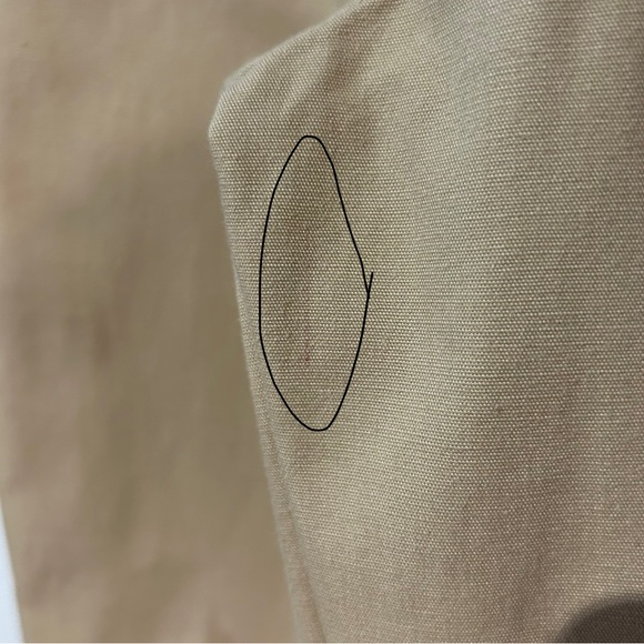 -NWT MANGO Beige Paper Bag Relaxed Trousers - Picture 4 of 9